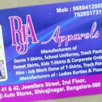 Business logo of RjA apparels based out of Bangalore
