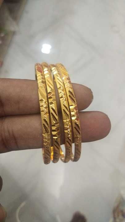 One gram gold bangles  uploaded by Vasavi jewellery collection  on 6/10/2021