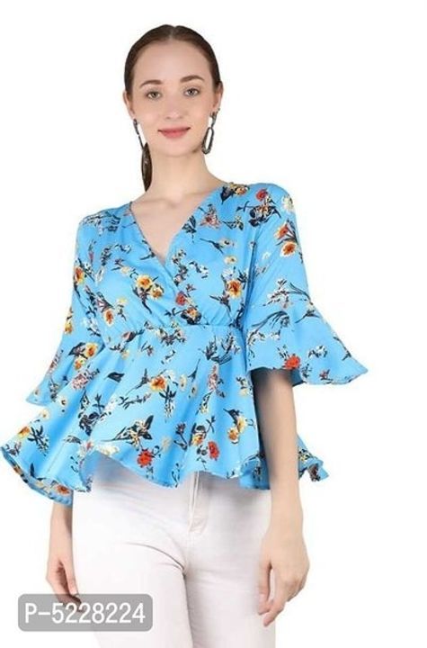 Trendy Floral Print Top with 3/4th Ruffle Sleeve

Color: Multicoloured
Fabric: Silk Blend
Type: Regu uploaded by business on 6/11/2021