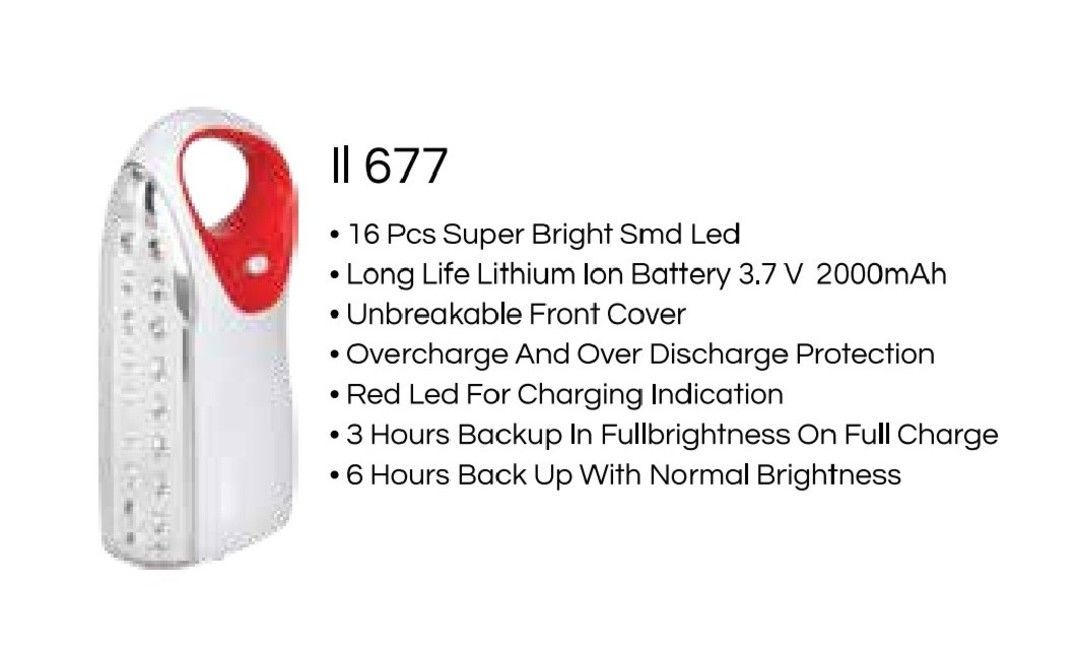 Rechargeable Lantern IL 667  uploaded by Kitchen Emporio on 6/11/2021