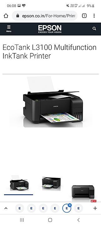 Epson L3110 Inktank Printer uploaded by business on 8/12/2020