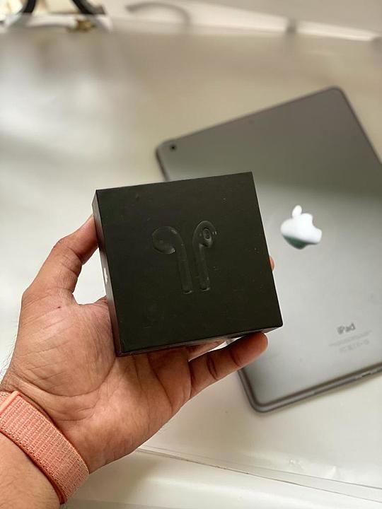 *AirPods 2*❣❣
*With W1 chip* 
*With Ear motion detection sensor*
*Quality 7a* 🌟 
*More magical than uploaded by Bhadra shrre t shirt hub on 8/12/2020
