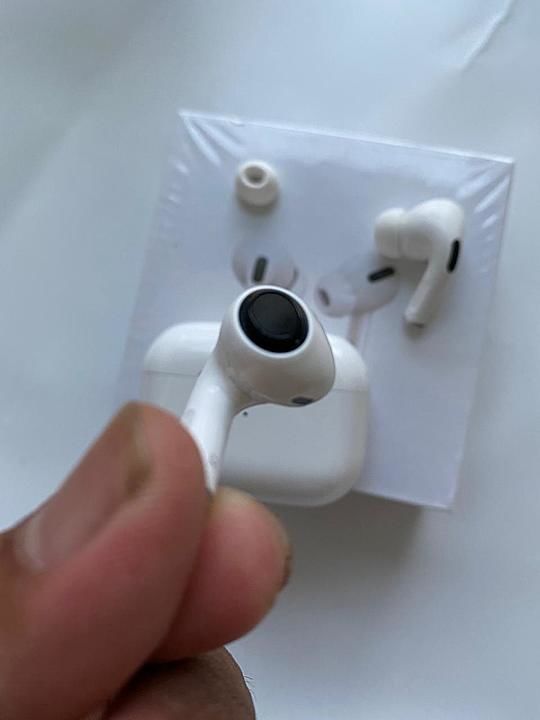 *AirPods 2 Pro*❣❣ 
*With A2 Bionic Chip* 🎶🤫✌🏻
*Q*Next to 7a qulity* 🌟 
*More magical than ever.* uploaded by Bhadra shrre t shirt hub on 8/12/2020