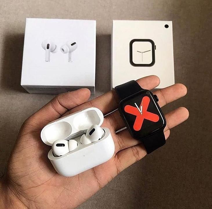 Airpod pro and iwatch uploaded by Men's clothing and accessories on 8/12/2020