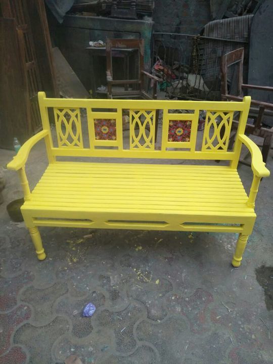 Wooden bench uploaded by Qayyum Furniture on 6/11/2021