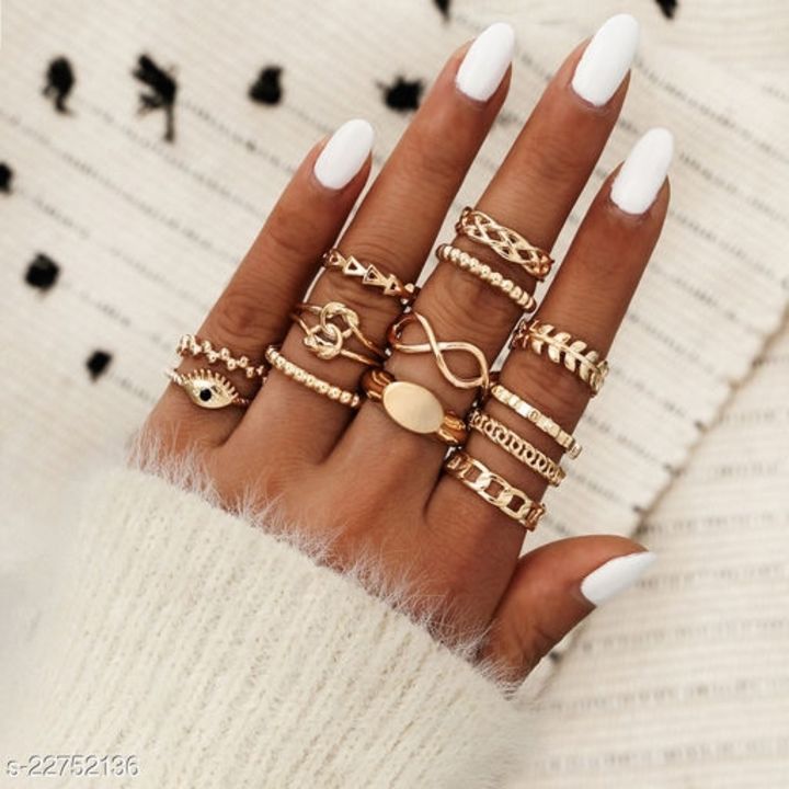 Stylish ring set of 13 uploaded by business on 6/11/2021