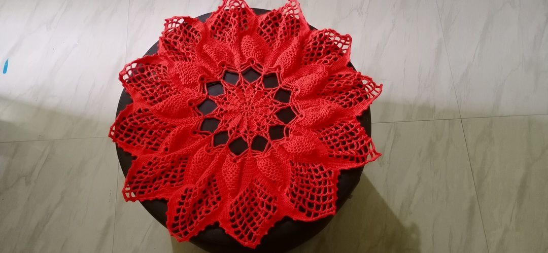 Crochet table mat  uploaded by Hoichoi creation on 6/11/2021