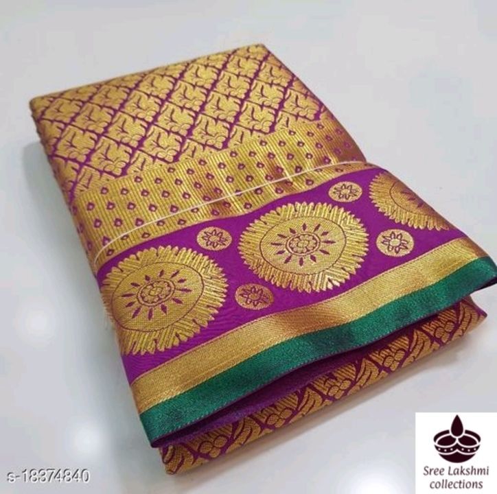 Banita Refined Sarees

Saree Fabric: Kanjeevaram Silk
Blouse: Separate Blouse Piece
Blouse Fabric: B uploaded by business on 6/11/2021
