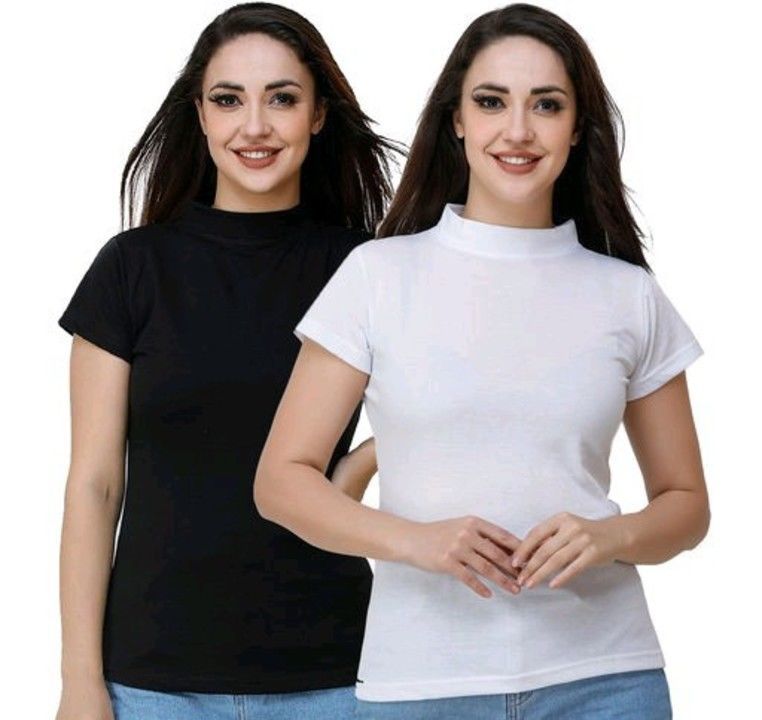 Post image Price:400                     

 Catalog Name:*Trendy Fabulous Women Tshirts*
Fabric: Cotton
Sleeve Length: Short Sleeves
Pattern: Solid
Multipack: 2
Sizes:
XS, S, M, L, XL
Easy Returns Available In Case Of Any Issue
*Proof of Safe Delivery! Click to know on Safety Standards of Delivery Partners- https://ltl.sh/y_nZrAV3

More contect :9591981198