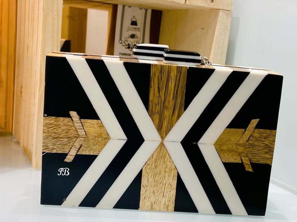 Wood & Acrylic clutches uploaded by business on 6/11/2021