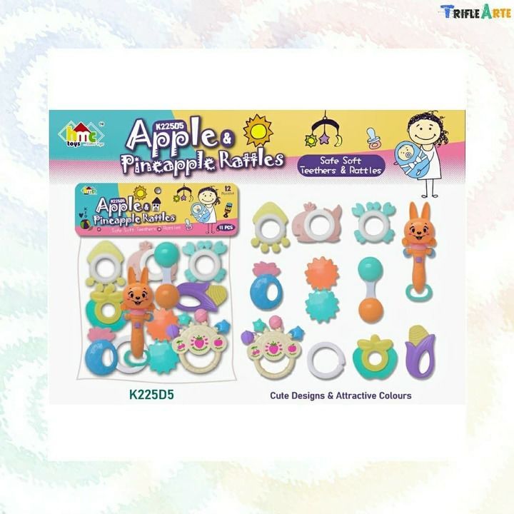Apple Pineapple Rattle Set uploaded by business on 6/11/2021