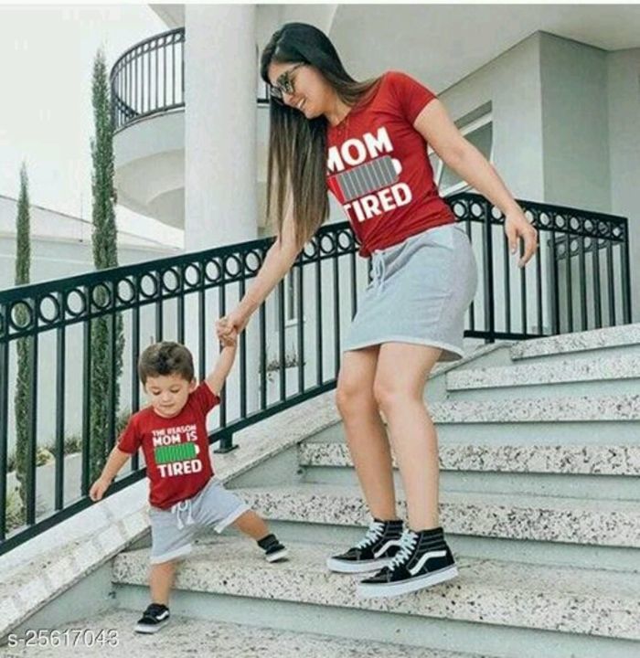 Classy Feminine Mother kid T-shirts  uploaded by Afiya Collection  on 6/11/2021