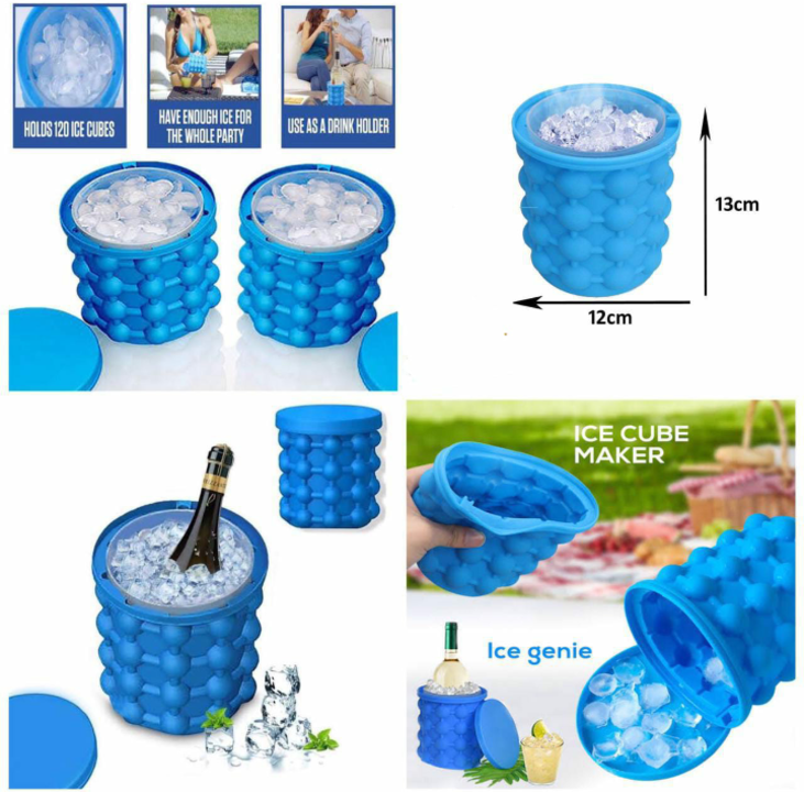 Silicone magic ice genie maker.  uploaded by business on 6/11/2021
