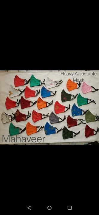 Heavy Adjustable Mask uploaded by Mahaveer fabrics on 6/12/2021