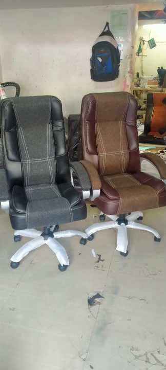 Raxine + cloth boss chair  uploaded by business on 6/12/2021