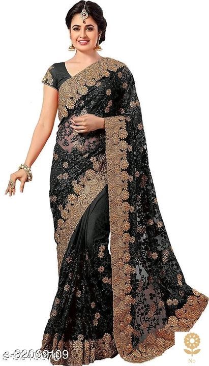 Net Saree uploaded by business on 6/12/2021