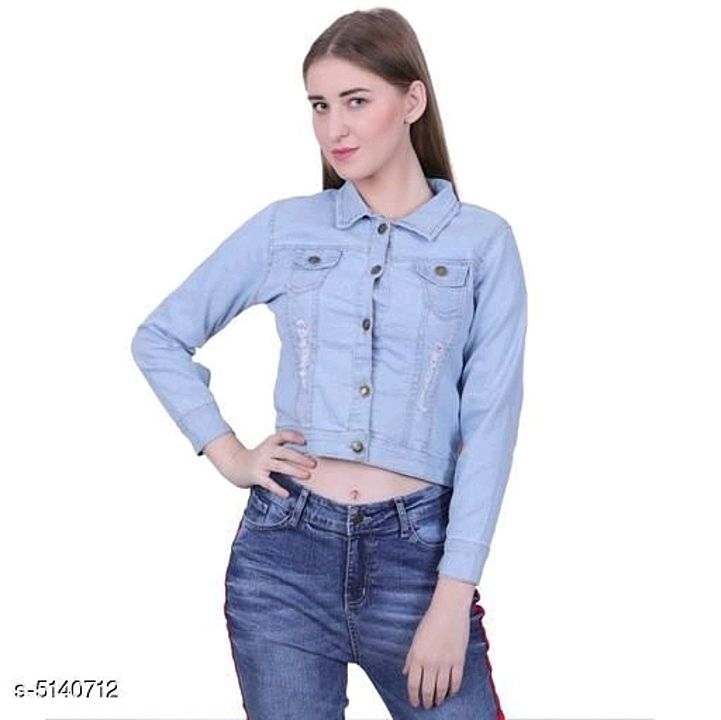 Catalog Name:*Olla Stylish Women's Jackets*
Fabric: Denim
Sleeve Length: Long Sleeves
Pattern: Solid uploaded by business on 8/13/2020