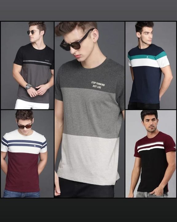 Mens cotton stylish tshirts uploaded by business on 6/12/2021