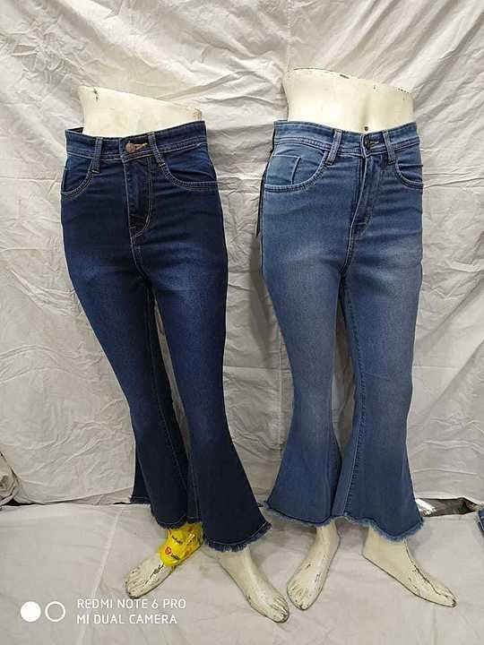 Denim Bell bottoms jeans uploaded by S s garments on 5/26/2020
