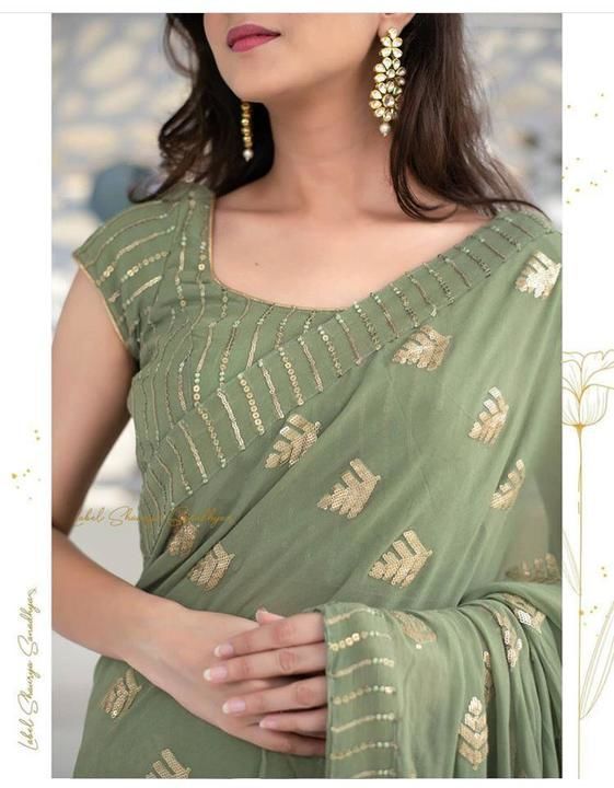Georgette sarees uploaded by dhaarmi  on 6/12/2021