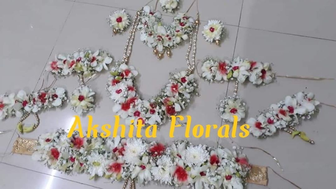 Customised Floral jewellery uploaded by business on 6/12/2021