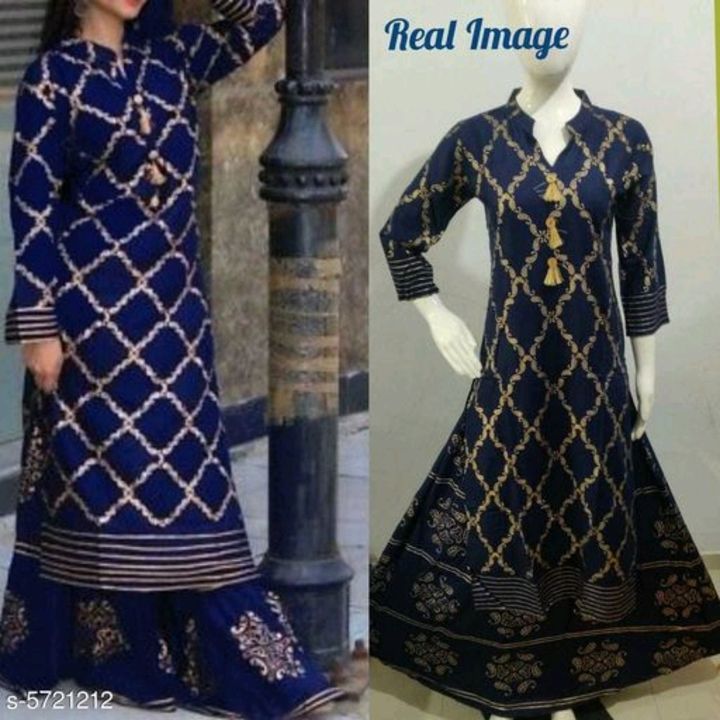 Rayan Kurtis with palazzos uploaded by Trends on 6/12/2021