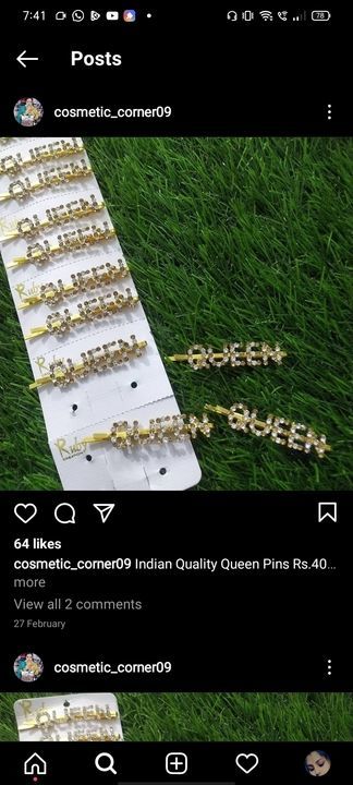 Quality stylish Queen hair pins uploaded by business on 6/12/2021