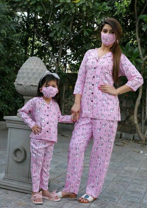Mom Daughter Combo Night suit uploaded by business on 6/12/2021