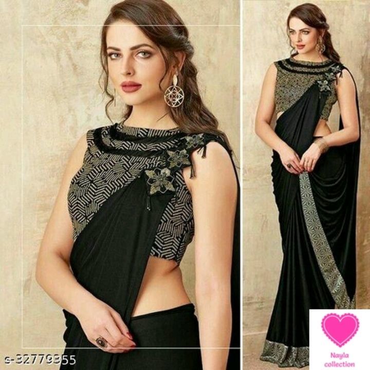 Party wear saree uploaded by business on 6/13/2021