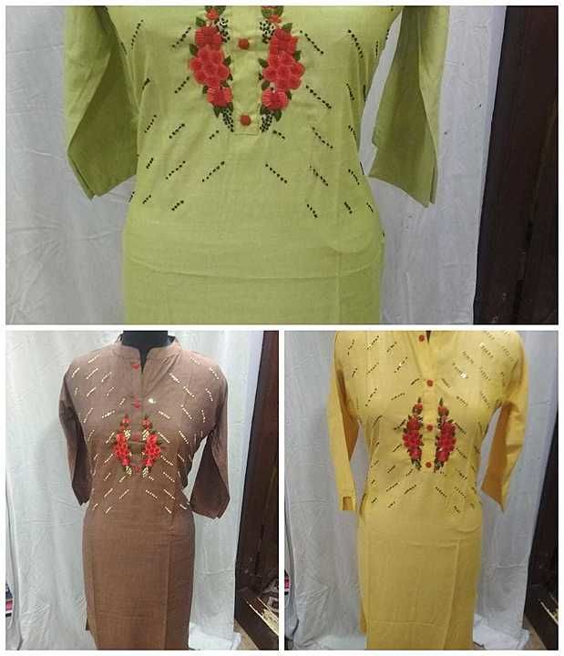 Kurtis only 3 pcs minimum order uploaded by business on 8/13/2020