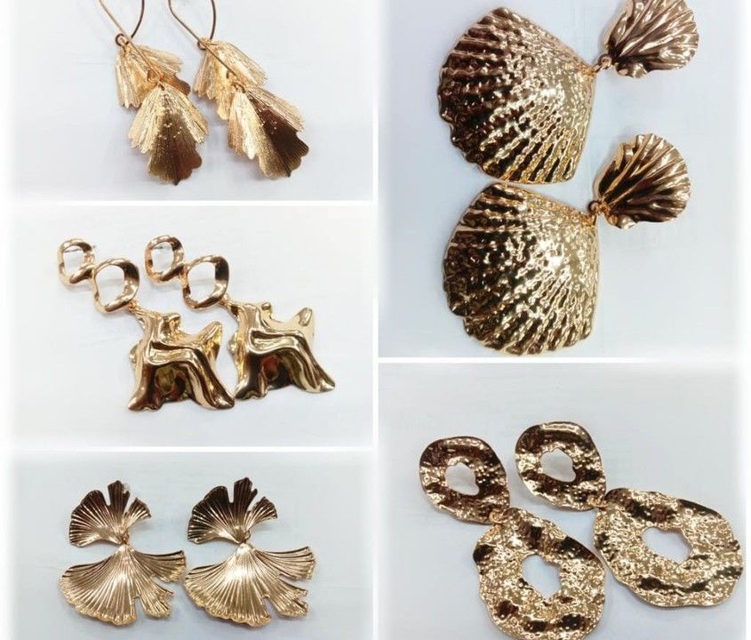 Golden antique earrings  uploaded by business on 6/13/2021