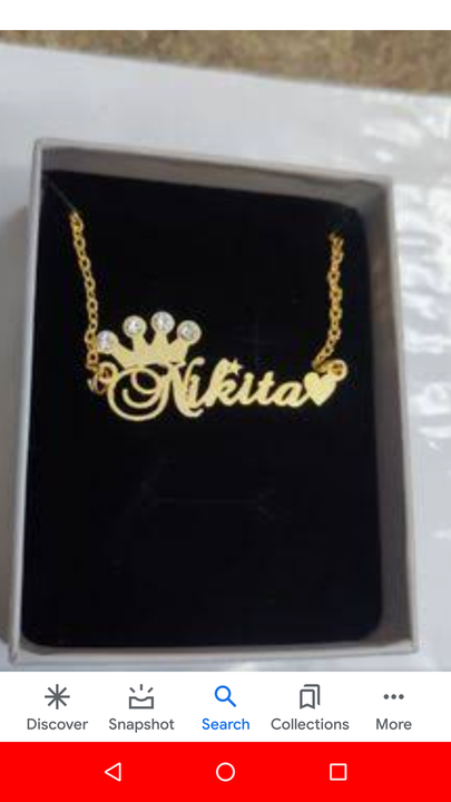 Post image I want 1 Pieces of Mujhe under 200 mai customise name chain chaiye hai hai from manufacturer se or supplier se or log .
Below is the sample image of what I want.