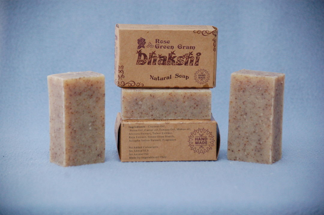 Dhakshi Rose Green gram soap ( Cold Process)  uploaded by business on 6/13/2021