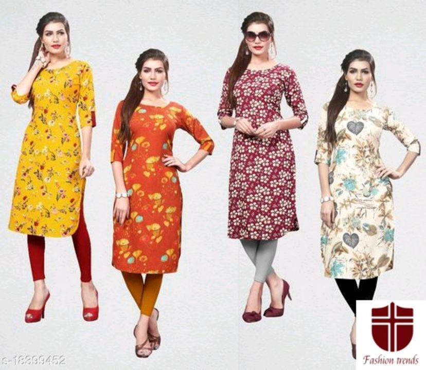 Women's trendy kurti set uploaded by business on 6/13/2021