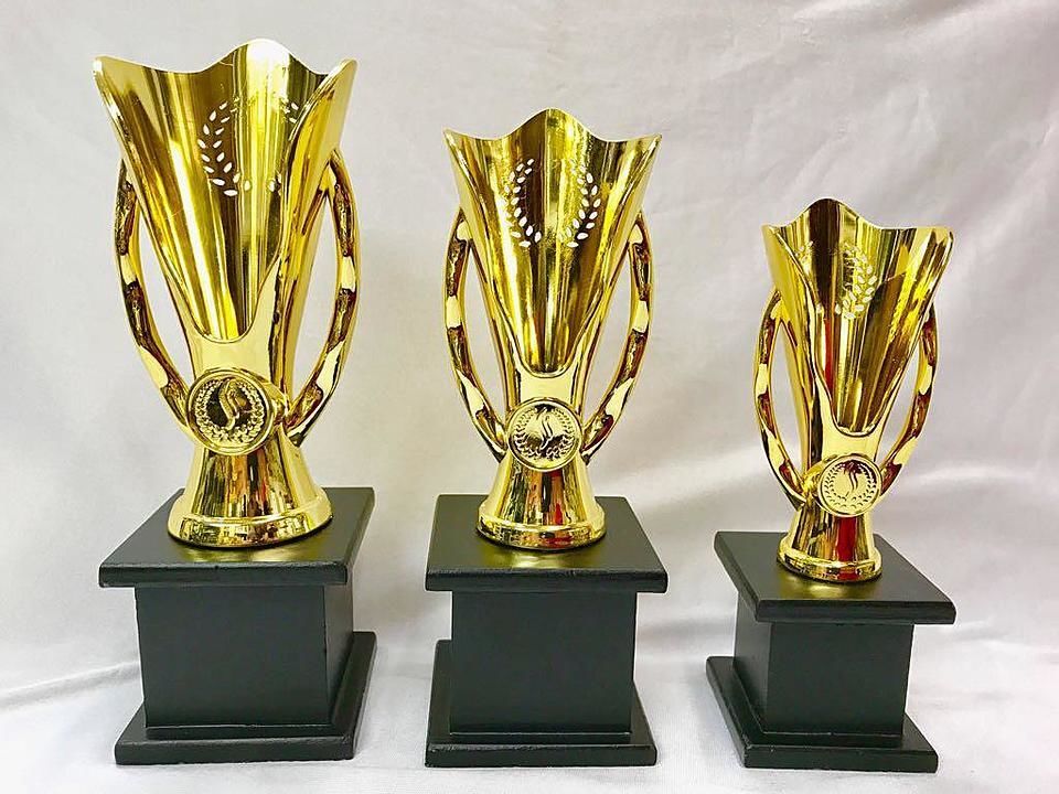 Trophy plastic with wooden base uploaded by Corporate Gifting Solutions on 8/13/2020