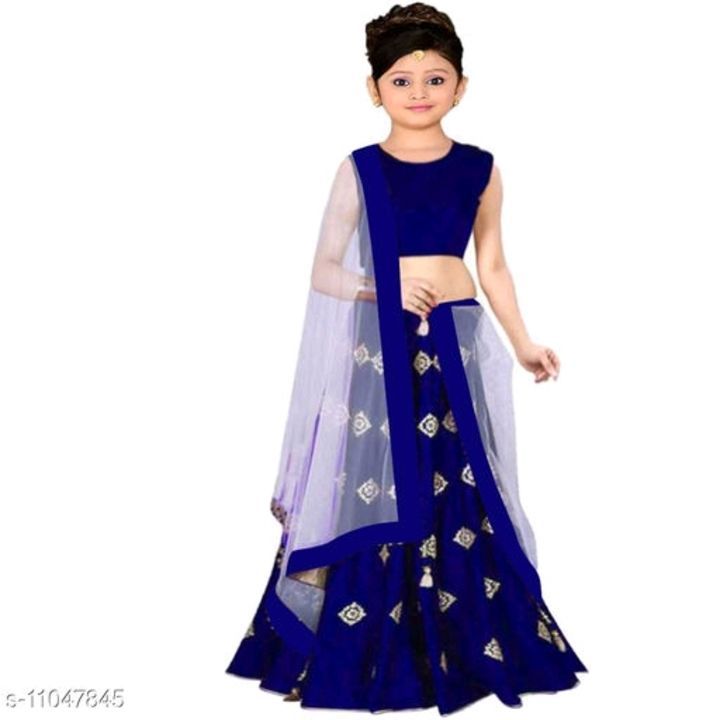Stylish girls kids lehanga uploaded by business on 6/13/2021
