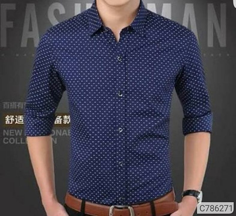 Post image Cotton Blend Printed Slim Fit Shirts
Price 518₹🥳🥳🥳
*Details:*
Description: It has 1 Piece of Mens Shirt 
Material: Cotton Blend
Size Chest Measurements (In Inches): M-38, L-41, XL-44
Sleeve Length: Full Sleeves
Work: Printed
Length (in Inches): M-28, L-29, XL-30
Fit: Slim Fit
Get a 2/3 ply Mask in every single order.
Designs: 5

💥 *FREE Shipping* 
💥 *FREE COD* 
💥 *FREE Return &amp; 100% Refund*