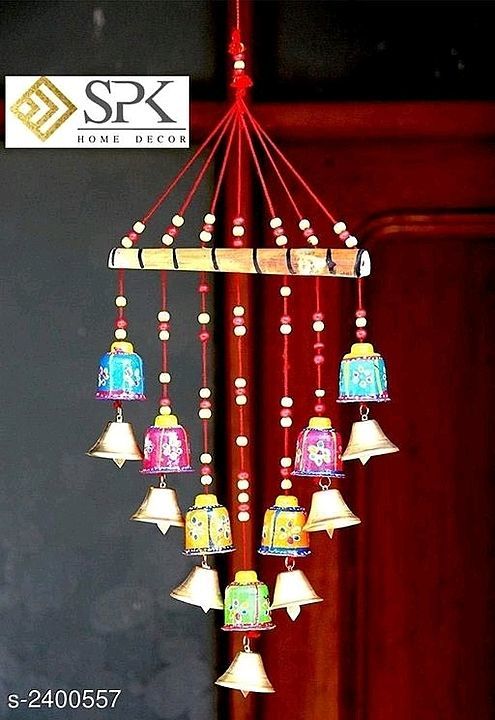 Stylish Home Hanging Wind Chimes

Material: Wooden / Plastic / Ceramic
Size:  Variable uploaded by Nirjharini on 8/13/2020