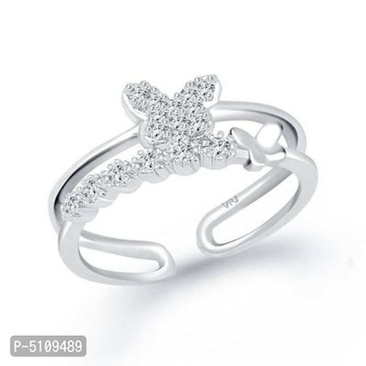 Trendy Designer Alloy American Diamond Statement Ring uploaded by business on 6/13/2021