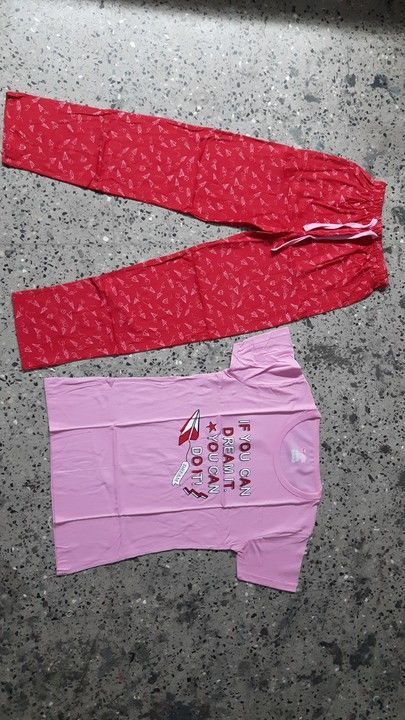 Girls printed bijama sets uploaded by JK Knitwear on 6/13/2021