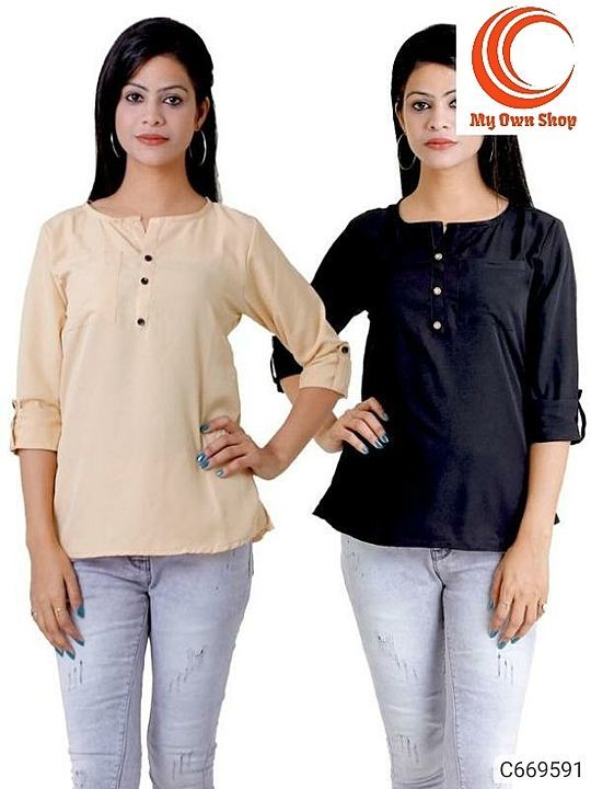 Women's Crepe Tops uploaded by My Shop Prime on 8/13/2020