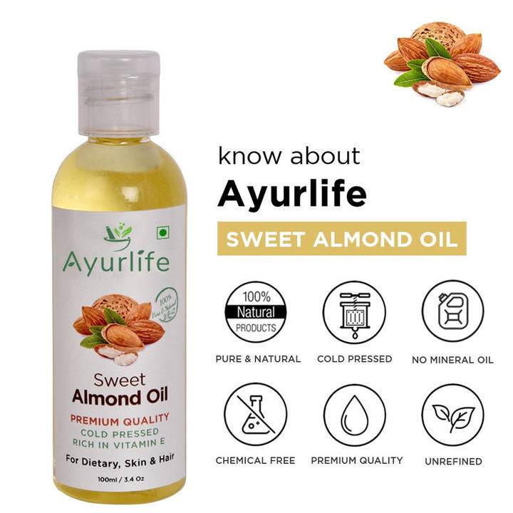 Sweet Almond Oil uploaded by The Ayurlife on 6/13/2021