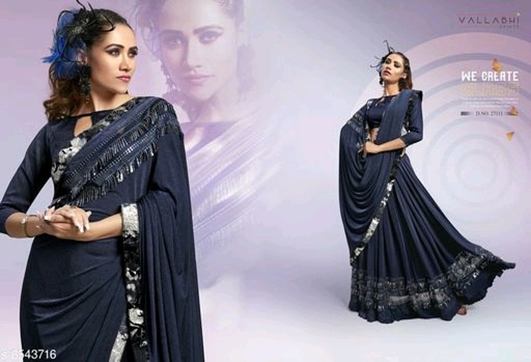 Designer saree uploaded by business on 8/13/2020