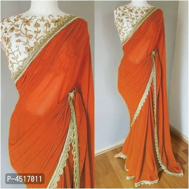 Latest Attractive Georgette Saree uploaded by Harsh Digital Marketing on 6/14/2021