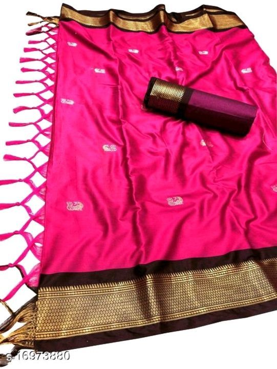 Silk saree uploaded by business on 6/14/2021