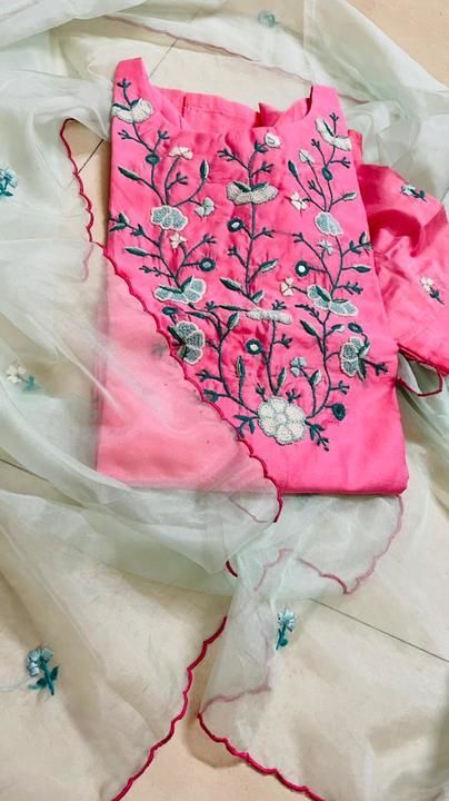 Chaderi silk uploaded by Shopping online Kurtis  on 6/14/2021