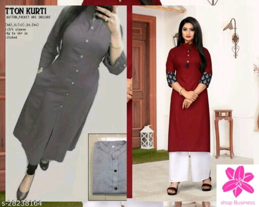 2 kurti with plazo uploaded by Online Selling on 6/14/2021