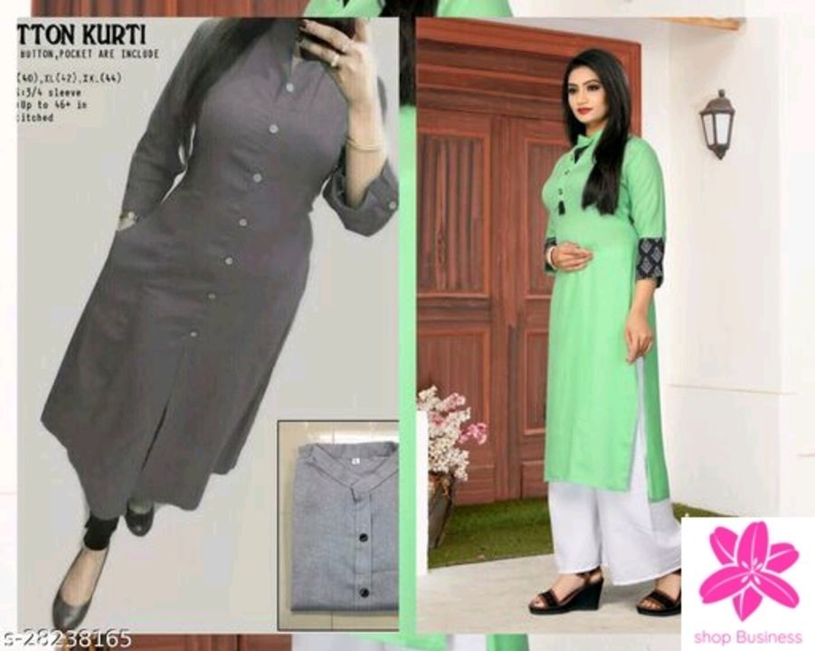 2 kurti with plazo uploaded by Online Selling on 6/14/2021