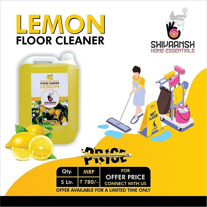 Lemon Floor Cleaner uploaded by SHIVAANSH HOME ESSENTIALS on 8/13/2020