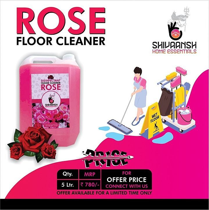 Rose floor cleaner uploaded by SHIVAANSH HOME ESSENTIALS on 8/13/2020